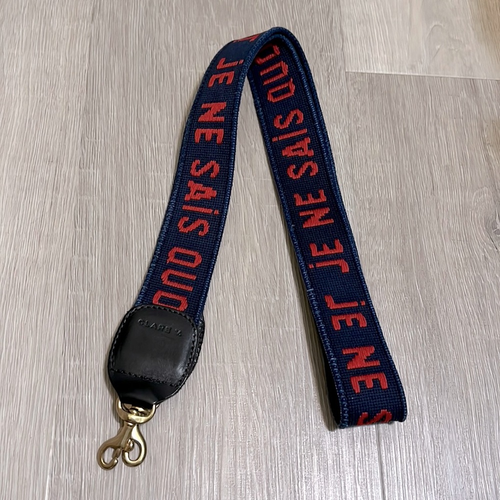 Clare V crossbody strap